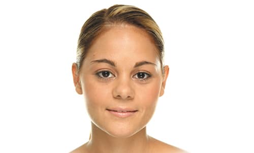 Photo avant le maquillage